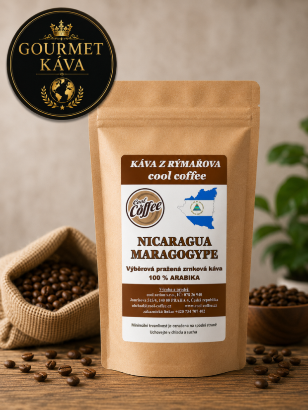 NICARAGUA MARAGOGYPE - Hmotnost (g): 1000g